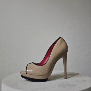 Charles Jourdan Ira peep toe heels